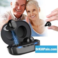 1 Pair USB Rechargeable Mini In Ear Portable Invisible Hearing Aids Assistant Adjustable Tone Sound Amplifier For Deaf Elderly color: beige|Black 2021|Skin Color|White 2021|Black|White  Best Hearing Aids In 2022 New Arrivals Best Sellers