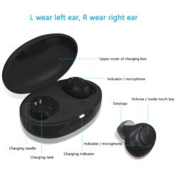 1 Pair USB Rechargeable Mini In Ear Portable Invisible Hearing Aids Assistant Adjustable Tone Sound Amplifier For Deaf Elderly color: Black 2021|Skin Color|White 2021|Black|White  Best Hearing Aids In 2022 New Arrivals Best Sellers