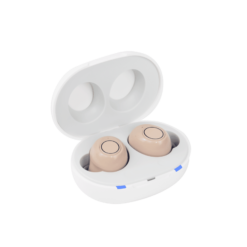 1 Pair USB Rechargeable Mini In Ear Portable Invisible Hearing Aids Assistant Adjustable Tone Sound Amplifier For Deaf Elderly color: Black 2021|Skin Color|White 2021|Black|White  Best Hearing Aids In 2022 New Arrivals Best Sellers