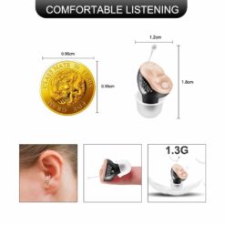 Discrete Wireless Hearing Aids For Hearing Impaired People Battery Duration: 2-4 days  New Arrivals Uncategorized Best Sellers