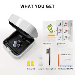 Discrete Wireless Hearing Aids For Hearing Impaired People Battery Duration: 2-4 days  New Arrivals Uncategorized Best Sellers
