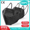 Black-100PCS