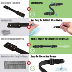 10PCS Adjustable Mask Extension Belt Bandage Mask Hook Anti-Slip Ear Rope salvaorejas mascarillas mask holder protection masks 1ef722433d607dd9d2b8b7: China|United States New Arrivals Uncategorized Coronavirus Protective Gear Best Sellers Clearance