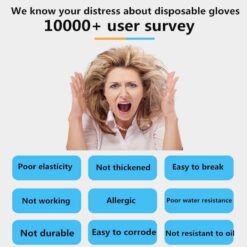 100pcs disposable latex rubber gloves household cleaning experiment catering gloves universal left and right hand color: Purple blue 100pcs|Purple blue 50pcs  New Arrivals 2020 Fight Coronavirus
