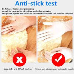 100pcs disposable latex rubber gloves household cleaning experiment catering gloves universal left and right hand color: Purple blue 100pcs|Purple blue 50pcs  New Arrivals 2020 Fight Coronavirus