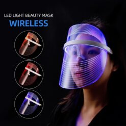 3 Colors LED Light Therapy Face Mask Photon Instrument Anti-aging Anti Acne Wrinkle Removal Skin Tighten Beatuy SPA Treatment 1ef722433d607dd9d2b8b7: China|United States  face Mask Therapy Face Mask NEW