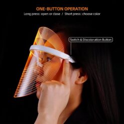 3 Colors LED Light Therapy Face Mask Photon Instrument Anti-aging Anti Acne Wrinkle Removal Skin Tighten Beatuy SPA Treatment 1ef722433d607dd9d2b8b7: China|United States  face Mask Therapy Face Mask NEW