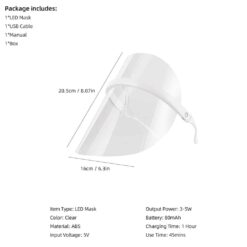 3 Colors LED Light Therapy Face Mask Photon Instrument Anti-aging Anti Acne Wrinkle Removal Skin Tighten Beatuy SPA Treatment 1ef722433d607dd9d2b8b7: China|United States  face Mask Therapy Face Mask NEW