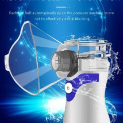 Medical equipment Nebulizer Handheld Ultrasonic Steaming Devices Atomizer inhalator for Adults Kids mini Portable nebulizador color: only mask|Gray with 2 Filters|Blue|Green  New Arrivals 2020 Fight Coronavirus Best Sellers Uncategorized