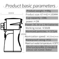 Medical equipment Nebulizer Handheld Ultrasonic Steaming Devices Atomizer inhalator for Adults Kids mini Portable nebulizador color: only mask|Gray with 2 Filters|Blue|Green  New Arrivals 2020 Fight Coronavirus Best Sellers Uncategorized