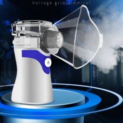 Medical equipment Nebulizer Handheld Ultrasonic Steaming Devices Atomizer inhalator for Adults Kids mini Portable nebulizador color: only mask|Gray with 2 Filters|Blue|Green  New Arrivals 2020 Fight Coronavirus Best Sellers Uncategorized