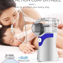 Medical equipment Nebulizer Handheld Ultrasonic Steaming Devices Atomizer inhalator for Adults Kids mini Portable nebulizador color: only mask|Gray with 2 Filters|Blue|Green  New Arrivals 2020 Fight Coronavirus Best Sellers Uncategorized