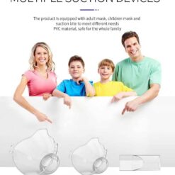 Medical equipment Nebulizer Handheld Ultrasonic Steaming Devices Atomizer inhalator for Adults Kids mini Portable nebulizador color: only mask|Gray with 2 Filters|Blue|Green  New Arrivals 2020 Fight Coronavirus Best Sellers Uncategorized
