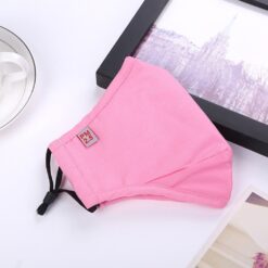 Adult Face Mask. 1pc Masks Reusable Cotton Mouth Face Masques Mouth Cover Face-mask Mascarillas Halloween Cosplay Mask for face Women Маска color: Pink|Red|Rose Red|Gray with 2 Filters|Black|Blue  Face Masks For Adults New Arrivals Protection Against COVID-19