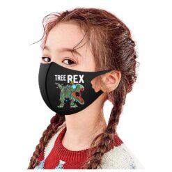 Christmas Cartoon Dinosaur Reusable Face Mask Child Masks For Protection Children Washable Face Mask For Kids Boy Halloween color: A|B|C|D|E  New Arrivals Protection Against COVID-19 Safest Face Masks For Kids Best Back to School Face Masks For Kids Best Sellers