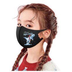 Christmas Cartoon Dinosaur Reusable Face Mask Child Masks For Protection Children Washable Face Mask For Kids Boy Halloween color: A|B|C|D|E  New Arrivals Protection Against COVID-19 Safest Face Masks For Kids Best Back to School Face Masks For Kids Best Sellers