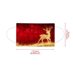 Christmas Deer Disposable Mask Face Mask Adult Halloween Mouth Mask Cute Disposable Masks Woman Mascarillas Desechables Mujer color: A|B|C|D|E  Face Masks For Adults New Arrivals Protection Against COVID-19