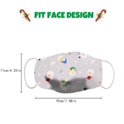 Christmas Lights Glowing Washable Face Mask Cartoons Covers Fashion Mouths Led Mouth Masks Halloween Cosplay Navidad Mascara color: A|B|C|D|G  Face Masks For Adults New Arrivals Protection Against COVID-19 Face Masks Best Sellers