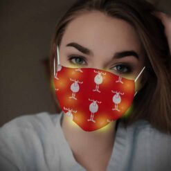 Christmas Lights Glowing Washable Face Mask Cartoons Covers Fashion Mouths Led Mouth Masks Halloween Cosplay Navidad Mascara color: A|B|C|D|G  Face Masks For Adults New Arrivals Protection Against COVID-19 Face Masks Best Sellers