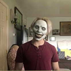 Creepy Halloween Masks Smiling Demons The Evil Cosplay Props Mouth Caps Washable Scary Party Cosplay Props Mascarillas color: White  New Arrivals Uncategorized