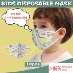 Cute Disposable Face Masks For Toddlers (10 Pcs) color: 10PC A|10PC B|10PC C|10PC D|10PC E|10PC F|10PC G|10PC H|10PC I|10PC J|10PC K|10PC L|10PC M|10PC N|10PC O|10PC P|10PC Q|10PC R|10PC S|10PC T|10PC U|10PC V|10PC W|10PC X  New Arrivals Protection Against COVID-19 Face Masks Face Mask Extensions For Kids or Adults Safest Face Masks For Kids Best Back to School Face Masks For Kids