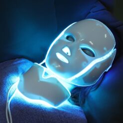 Face + Neck Skin Rejuvenating LED Mask color: EU PLUG (220-240V)|UK PLUG (220-240V)|US PLUG (100-110V)  New Arrivals Skin Care Safest LED Beauty Masks Best Sellers