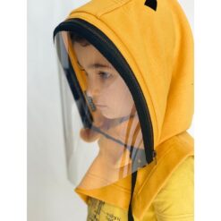Full Protective Face Wear Clear Hooded Hat Face Shield Reusable Removable Masks For Face With Children Halloween Cosplay color: A|B|C|D  New Arrivals Coronavirus Protective Gear Safest Face Masks For Kids Best Back to School Face Masks For Kids Best Sellers