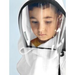 Full Protective Face Wear Clear Hooded Hat Face Shield Reusable Removable Masks For Face With Children Halloween Cosplay color: A|B|C|D  New Arrivals Coronavirus Protective Gear Safest Face Masks For Kids Best Back to School Face Masks For Kids Best Sellers