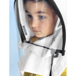 Full Protective Face Wear Clear Hooded Hat Face Shield Reusable Removable Masks For Face With Children Halloween Cosplay color: A|B|C|D  New Arrivals Coronavirus Protective Gear Safest Face Masks For Kids Best Back to School Face Masks For Kids Best Sellers