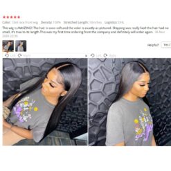KUNGANG 13*6 Natural Straight Lace Front Human Hair Wigs With Baby Hair 250 Density Medium Ratio Non-Remy Wig color: 13x6 lace front wig  Wig Human Hair NEW Uncategorized