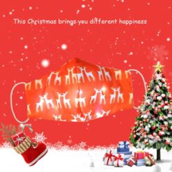 Navidad Christmas Lights Glowing Washable Face Mask Cartoons Covers Fashion Mouths Led Mouth Masks Halloween Cosplay Mascara color: A|B|C|D|E|F|G  Face Masks For Adults New Arrivals Protection Against COVID-19 Face Masks Best Sellers