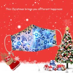 Navidad Christmas Lights Glowing Washable Face Mask Cartoons Covers Fashion Mouths Led Mouth Masks Halloween Cosplay Mascara color: A|B|C|D|E|F|G  Face Masks For Adults New Arrivals Protection Against COVID-19 Face Masks Best Sellers