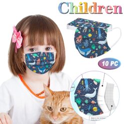 Pre School And Day Care. Child Mask Disposable Face Mask Print Masks For Protection Children Disposable Face Mask Halloween Masque Enfant Jetable color: A|B|C|D|E  New Arrivals Protection Against COVID-19 Safest Face Masks For Kids Best Back to School Face Masks For Kids