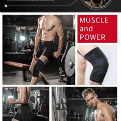 Veidoorn 1PCS Compression Knee Support Sleeve Protector Elastic Knee Pads Brace Springs Gym Sports Basketball Volleyball Running color: 721 PAD grey blue1|721A PAD BLACK1|721A PAD GREY1|721A PAD ORANGE1|721A PAD PURPLE1|721PAD BLACK1|7718 BLACK 1|7718 BLUE 1|7718 PINK 1|7718 RED 1  New Arrivals Uncategorized Best Sellers Clearance