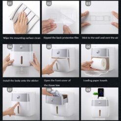 Waterproof Multiuse Plastic Holder For Bathroom  New Arrivals Best Sellers Clearance