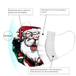 Xmas Disposable Face Mask Disposable Face Mask Adult Cartoon Fashion Christmas Mask For Face Women Halloween Маска Для Лица color: A|B|C|D|E|F|G  Face Masks For Adults New Arrivals Protection Against COVID-19 Face Masks