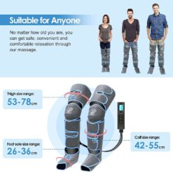 360° Foot air pressure leg massager promotes blood circulation, body massager, muscle relaxation, lymphatic drainage device 2022 1ef722433d607dd9d2b8b7: China|France|Italy|Russian Federation|Saudi Arabia|SPAIN|United States  New Arrivals Foot Pain Relief Best Sellers