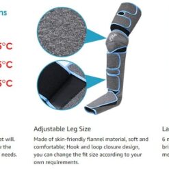 360° Foot air pressure leg massager promotes blood circulation, body massager, muscle relaxation, lymphatic drainage device 2022 1ef722433d607dd9d2b8b7: China|France|Italy|Russian Federation|Saudi Arabia|SPAIN|United States  New Arrivals Foot Pain Relief Best Sellers