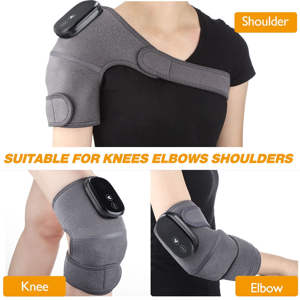 Electric Heating Knee Massage Hot Compress Therapy Support Brace Protector for Knee Shoulder Hand Pain Relief Joint Recovering