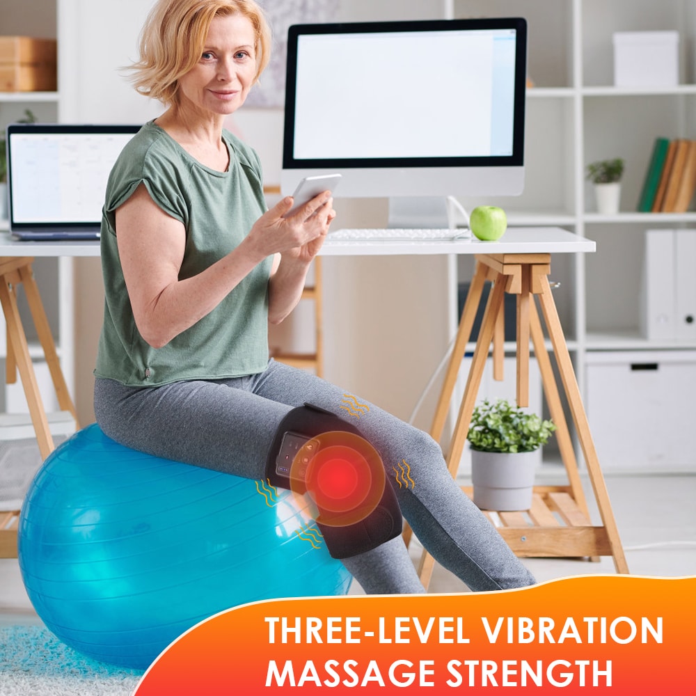 Electric Heating Knee Massage Hot Compress Therapy Support Brace Protector for Knee Shoulder Hand Pain Relief Joint Recovering