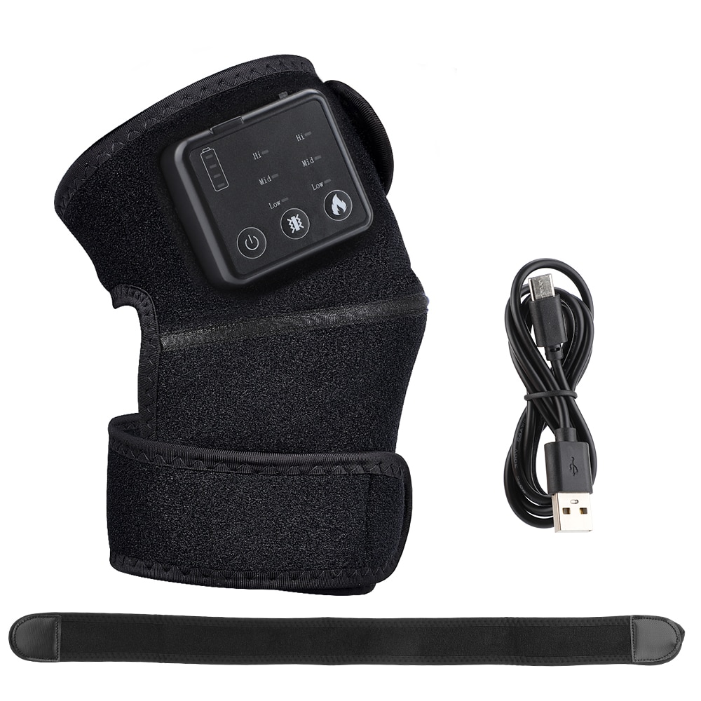 Electric Heating Knee Massage Hot Compress Therapy Support Brace Protector for Knee Shoulder Hand Pain Relief Joint Recovering