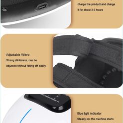 Electric Knee Joint Massager LCD DisplayTouch Control Automatic Vibration Quick Heating Physiotherapy Pain Relief Rehabilitation color: Knee massager type A|Knee massager type B  New Arrivals Uncategorized Best Sellers