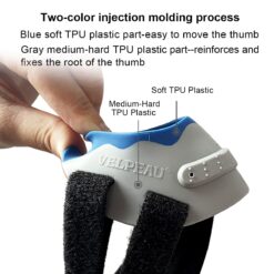VELPEAU CMC Thumb Orthosis Relieves Arthritis Pain At The Bottom of Thumb Lightweight and Breathable Support Brace With Sleeve color: LEFT|RIGHT  New Arrivals Uncategorized Best Sellers