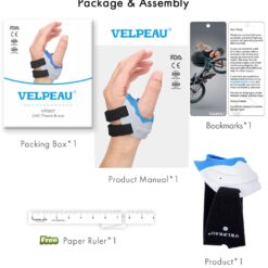 VELPEAU CMC Thumb Orthosis Relieves Arthritis Pain At The Bottom of Thumb Lightweight and Breathable Support Brace With Sleeve color: LEFT|RIGHT  New Arrivals Uncategorized Best Sellers