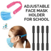 Adjustable Face Mask Holder For School color: 5PC A|5PC B|5PC C|5PC D|5PC E|5PC F|5PC G|5PC H  New Arrivals Protection Against COVID-19 Face Masks & Face Shields Face Masks Safest Face Masks For Kids Best Back to School Face Masks For Kids Face Mask Extensions (Kids & Adults) Best Sellers