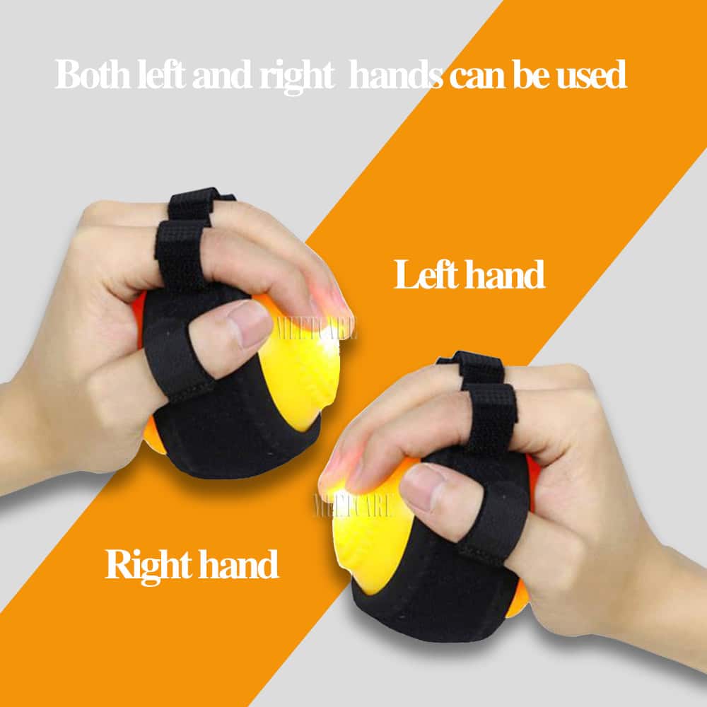Infrared Hot Compress Hand Massager Ball Massage Hand and Fingers Physiotherapy Rehabilitation Spasm Dystonia Hemiplegia Stroke