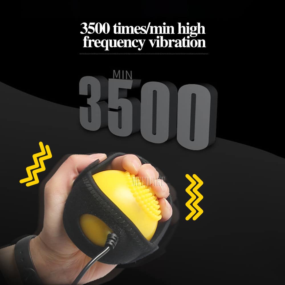 Infrared Hot Compress Hand Massager Ball Massage Hand and Fingers Physiotherapy Rehabilitation Spasm Dystonia Hemiplegia Stroke