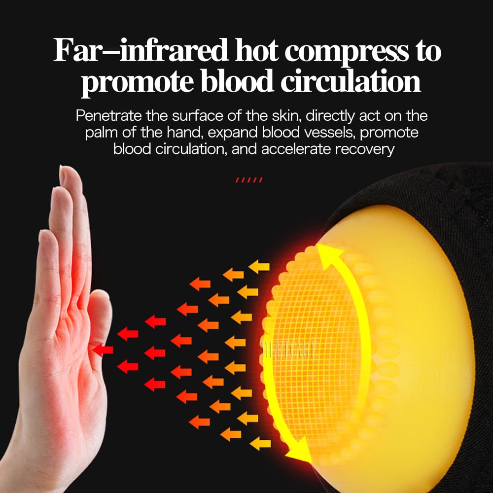 Infrared Hot Compress Hand Massager Ball Massage Hand and Fingers Physiotherapy Rehabilitation Spasm Dystonia Hemiplegia Stroke