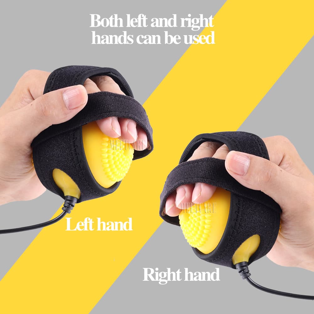 Infrared Hot Compress Hand Massager Ball Massage Hand and Fingers Physiotherapy Rehabilitation Spasm Dystonia Hemiplegia Stroke