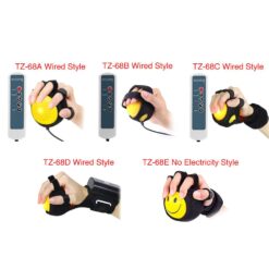 Infrared Hot Compress Hand Massager Ball Massage Hand and Fingers Physiotherapy Rehabilitation Spasm Dystonia Hemiplegia Stroke color: smiley no electric|Type A|Type B|Type C|Type D rechargeable  
